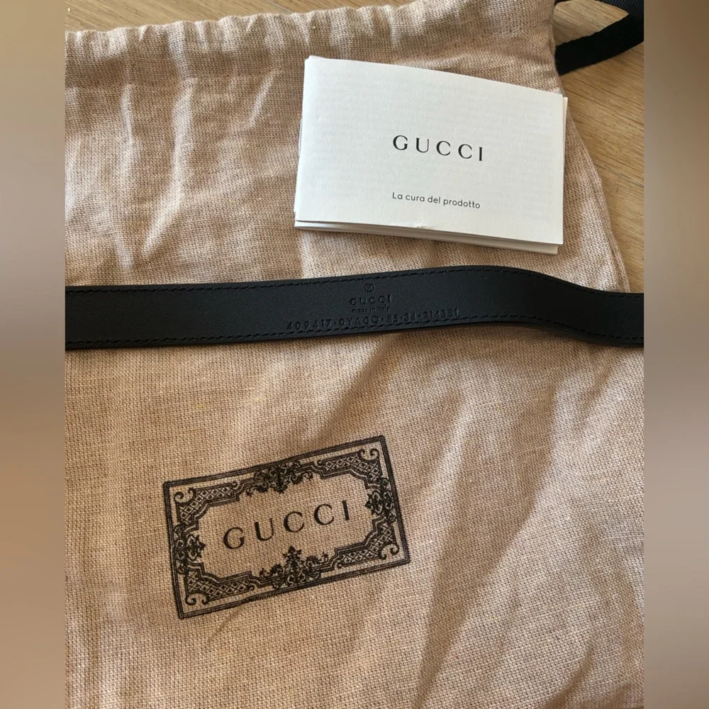 Gucci belt - NWOT - 85cm/ 33.4in with dust bag - Picture 5 of 5